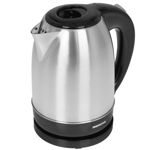 Купить Электрочайник RENOVA KT17S-01B серебристый  9207217. Характеристики, отзывы и цены в Донецке