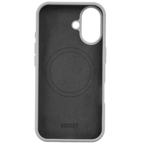 Купить Накладка  Rocket Silk для Apple iPhone 16 серый  5474289. Характеристики, отзывы и цены в Донецке