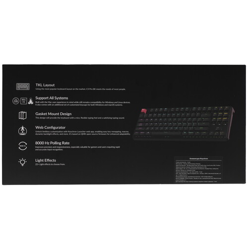 Купить Клавиатура  проводная Keychron C3 Pro  9307527. Характеристики, отзывы и цены в Донецке