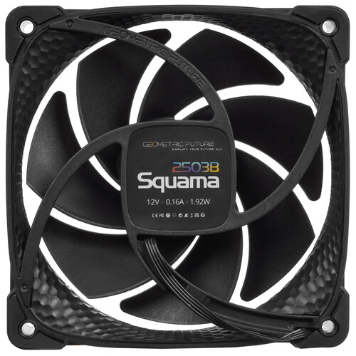 Купить Вентилятор Geometric Future Squama 2503B Single Pack [1F2503B112001] черный  5615558. Характеристики, отзывы и цены в Донецке