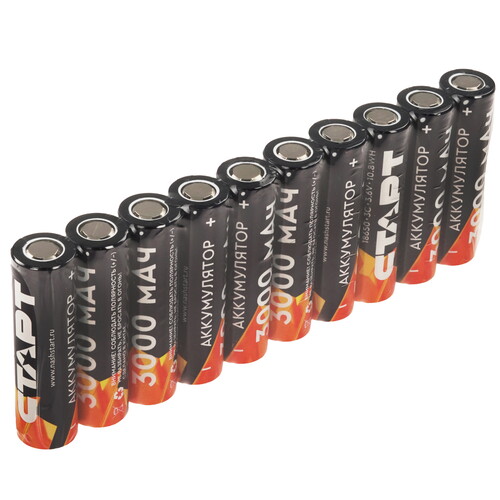 Купить Аккумулятор СТАРТ INR18650 3000 мА*ч  9250992. Характеристики, отзывы и цены в Донецке