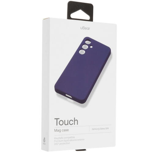 Купить Накладка  uBear Touch Mag Case для Samsung Galaxy S24 синий  5451632. Характеристики, отзывы и цены в Донецке