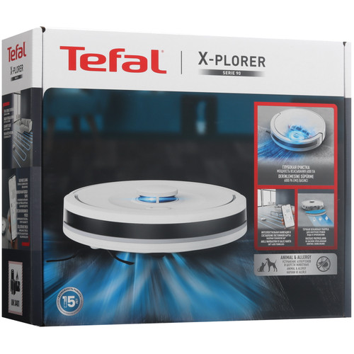 Купить Робот-пылесос Tefal X-PLORER Serie 90 Animal & Allergy RG8777WH белый  9304204. Характеристики, отзывы и цены в Донецке