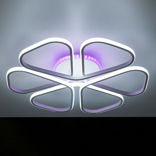 Купить Люстра Citilux Сезар Смарт CL233A270E RGB белый  5499126. Характеристики, отзывы и цены в Донецке