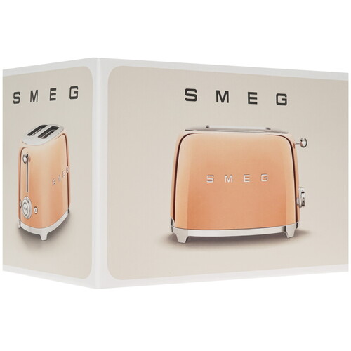 Купить Тостер Smeg TSF01RGEU розовый  5313314. Характеристики, отзывы и цены в Донецке