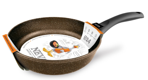 Купить Сковорода НМП Neva Granite Brown NGB124  9150133. Характеристики, отзывы и цены в Донецке