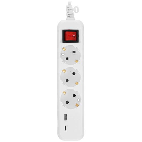Купить Удлинитель ЭРА UB-3es-3m-USB белый  5400649. Характеристики, отзывы и цены в Донецке