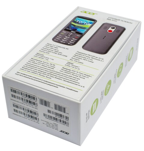 Купить Сотовый телефон Acer JIVE JV32 черный  5457738. Характеристики, отзывы и цены в Донецке
