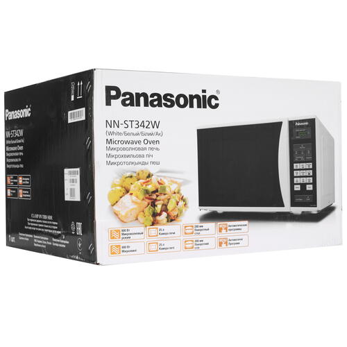 Купить Микроволновая печь Panasonic NN-ST342WZPE белый  1351501. Характеристики, отзывы и цены в Донецке
