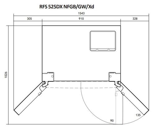 Купить Холодильник Side by Side   Nordfrost RFS 525DX NFGB черный  9069200. Характеристики, отзывы и цены в Донецке