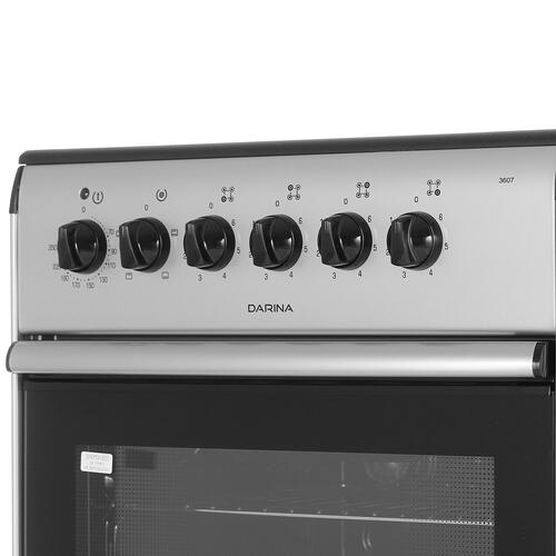 Купить Электрическая плита DARINA 3607 S серебристый  1671046. Характеристики, отзывы и цены в Донецке