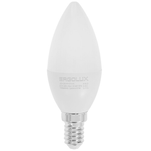 Купить Лампа светодиодная Ergolux LED-C35-9W-E14-3K  5467575. Характеристики, отзывы и цены в Донецке