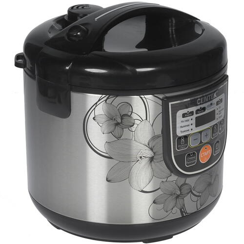 Купить Мультиварка Centek CT-1498 серебристый  1118789. Характеристики, отзывы и цены в Донецке