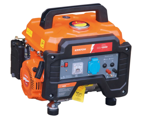Купить Электрогенератор   бензиновый Кратон GG-1200  9126382. Характеристики, отзывы и цены в Донецке