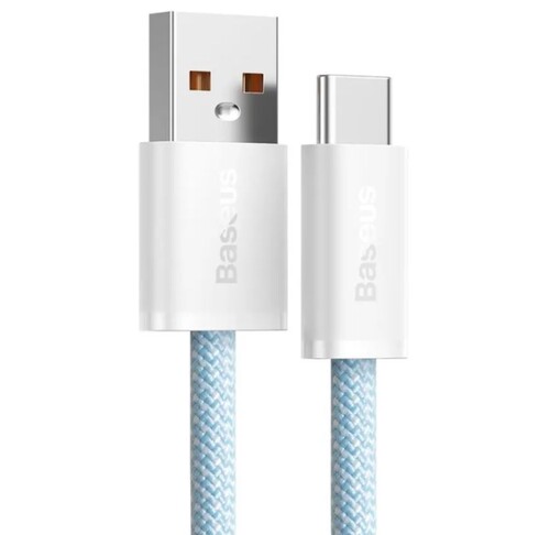 Купить Кабель круглый Baseus USB Type-C - USB 2.0 Type-A голубой 1 м  9260674. Характеристики, отзывы и цены в Донецке