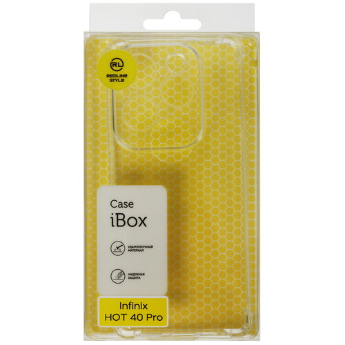 Купить Накладка  Red Line iBox Crystal для Infinix HOT 40 Pro прозрачный  5467277. Характеристики, отзывы и цены в Донецке