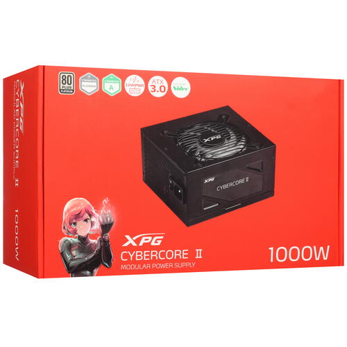 Купить Блок питания ADATA XPG CYBER CORE II 1000W  5416317. Характеристики, отзывы и цены в Донецке