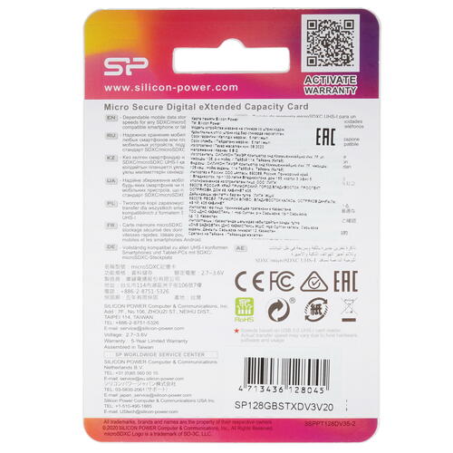 Купить Карта памяти Silicon Power Superior microSDXC 128 ГБ [SP128GBSTXDV3V20]  5055350. Характеристики, отзывы и цены в Донецке