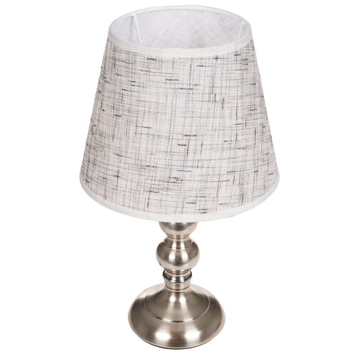 Купить Настольный светильник RISALUX Адель серебристый  9176712. Характеристики, отзывы и цены в Донецке