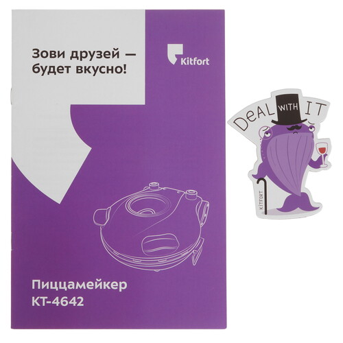 Купить Пицца-мейкер Kitfort КТ-4642 зеленый  9275030. Характеристики, отзывы и цены в Донецке
