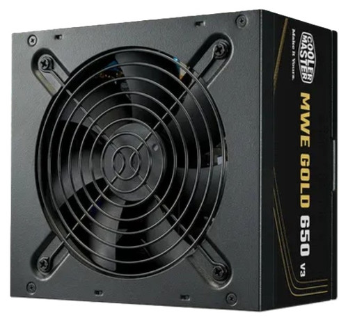 Купить Блок питания Cooler Master MWE GOLD 650 V3 [MPE-6502-ACAAG-3BEU] черный  5638031. Характеристики, отзывы и цены в Донецке