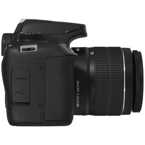Купить Зеркальный фотоаппарат Canon EOS 4000D Kit 18-55mm III черный  5404003. Характеристики, отзывы и цены в Донецке