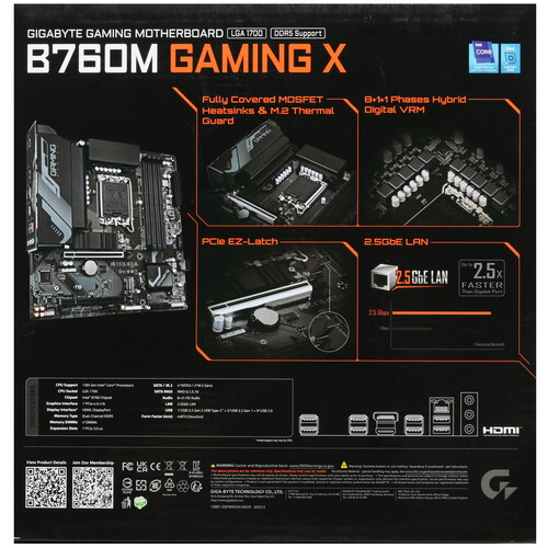 Купить Материнская плата GIGABYTE B760M GAMING X  5600276. Характеристики, отзывы и цены в Донецке