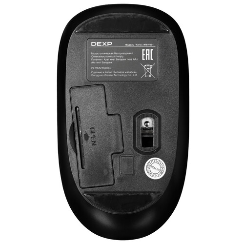 Купить Мышь беспроводная DEXP WM-V101  черный  5440828. Характеристики, отзывы и цены в Донецке