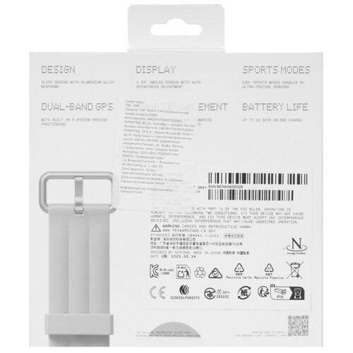 Купить Смарт-часы CMF by Nothing Watch Pro 3  5637882. Характеристики, отзывы и цены в Донецке