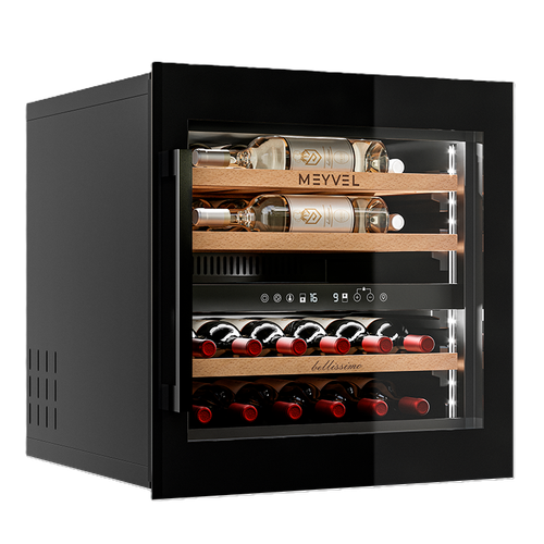Купить Винный шкаф Meyvel MV26PRO-KBB2 черный  9407406. Характеристики, отзывы и цены в Донецке