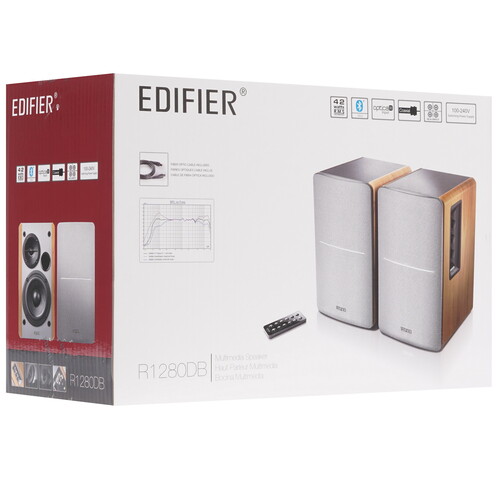 Купить Колонки Edifier R1280DB черный  1228083. Характеристики, отзывы и цены в Донецке