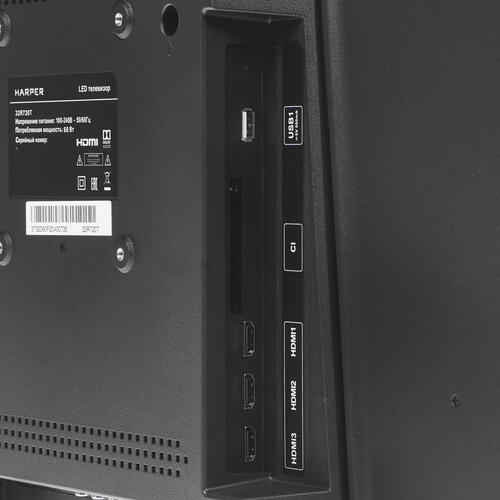 Купить 32" (81 см) Телевизор Harper 32R720T черный  8165700. Характеристики, отзывы и цены в Донецке