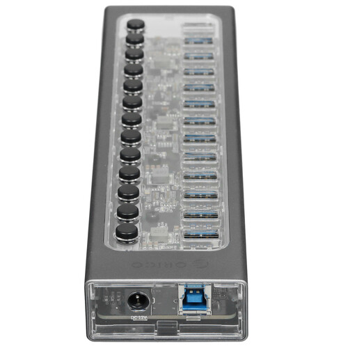 Купить USB-разветвитель ORICO AT2U3-13AB-EU-GY-BP  5471165. Характеристики, отзывы и цены в Донецке