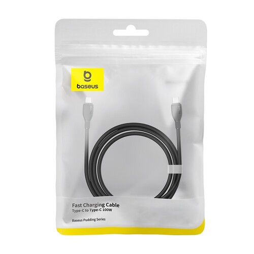 Купить Кабель круглый Baseus USB Type-C - USB Type-C черный 1.2 м  9260754. Характеристики, отзывы и цены в Донецке