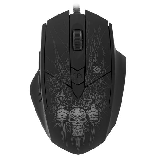 Купить Мышь проводная Defender Doom Fighter GM-260L черный + коврик  1265739. Характеристики, отзывы и цены в Донецке
