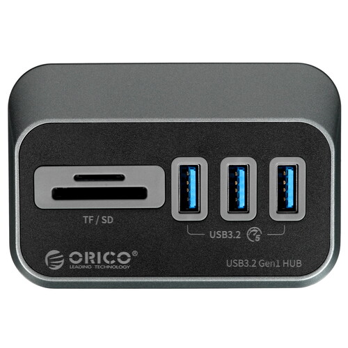 Купить USB-разветвитель ORICO M3U3-3TS-05-BK-BP  5471158. Характеристики, отзывы и цены в Донецке