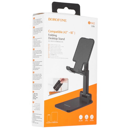 Купить Держатель настольный Borofone BH42 Lite черный  9237363. Характеристики, отзывы и цены в Донецке