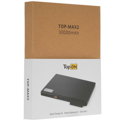 Купить Портативный аккумулятор TopON TOP-MAX2 белый  5401168. Характеристики, отзывы и цены в Донецке