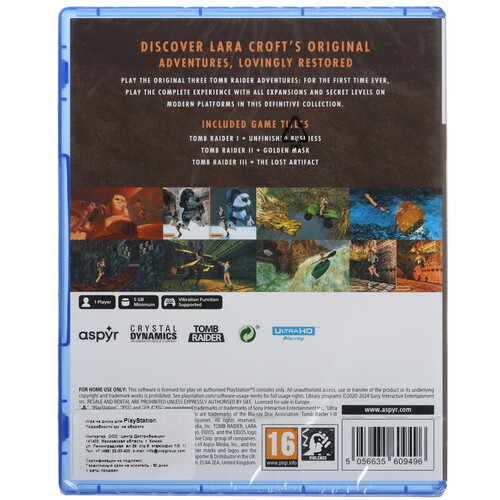 Купить Игра Tomb Raider I-III Remastered Starring Lara Croft (PS5)  5492199. Характеристики, отзывы и цены в Донецке