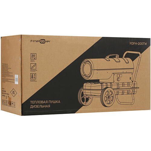 Купить Тепловая пушка дизельная FinePower FDFH-200TW  5400860. Характеристики, отзывы и цены в Донецке