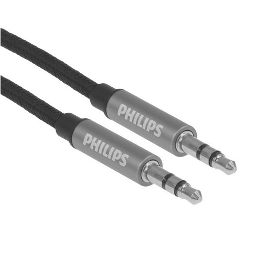 Купить Кабель   Philips jack 3.5 мм - jack 3.5 мм серый  5604565. Характеристики, отзывы и цены в Донецке