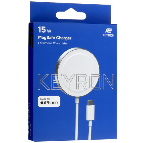 Купить Беспроводное зарядное устройство KEYRON MagSafe Charger белый  5432981. Характеристики, отзывы и цены в Донецке