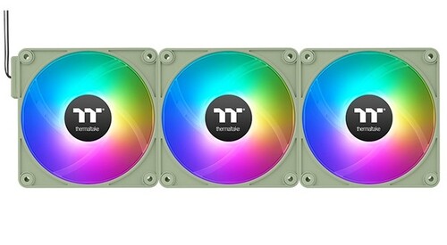 Купить Комплект вентиляторов Thermaltake CT140 EX ARGB Sync Matcha Green [CL-F197-PL14MG-A]  5462165. Характеристики, отзывы и цены в Донецке
