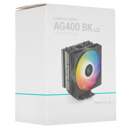 Купить Кулер для процессора DEEPCOOL AG400 BK ARGB  5056013. Характеристики, отзывы и цены в Донецке