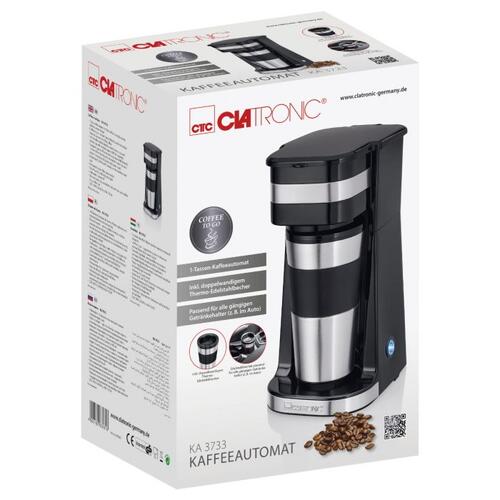 Купить Кофеварка капельная Clatronic KA 3733 черный  8195375. Характеристики, отзывы и цены в Донецке