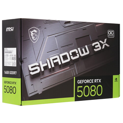 Купить Видеокарта MSI GeForce RTX 5080 SHADOW 3X OC  5617118. Характеристики, отзывы и цены в Донецке