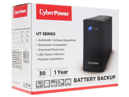 Купить ИБП CyberPower UTC850E  1228961. Характеристики, отзывы и цены в Донецке