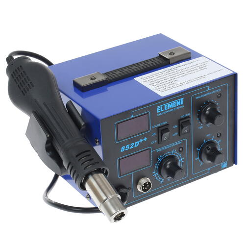 Купить Паяльная станция ELEMENT 852D++  8105944. Характеристики, отзывы и цены в Донецке