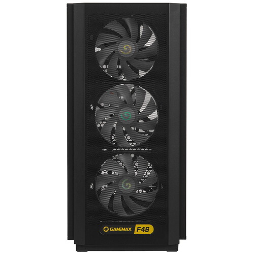 Купить Корпус GameMax F46 BK  черный  9220673. Характеристики, отзывы и цены в Донецке