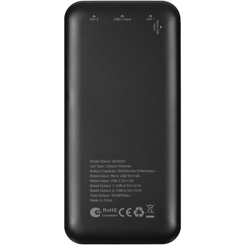 Купить Портативный аккумулятор Energizer UE10031 черный  5427092. Характеристики, отзывы и цены в Донецке
